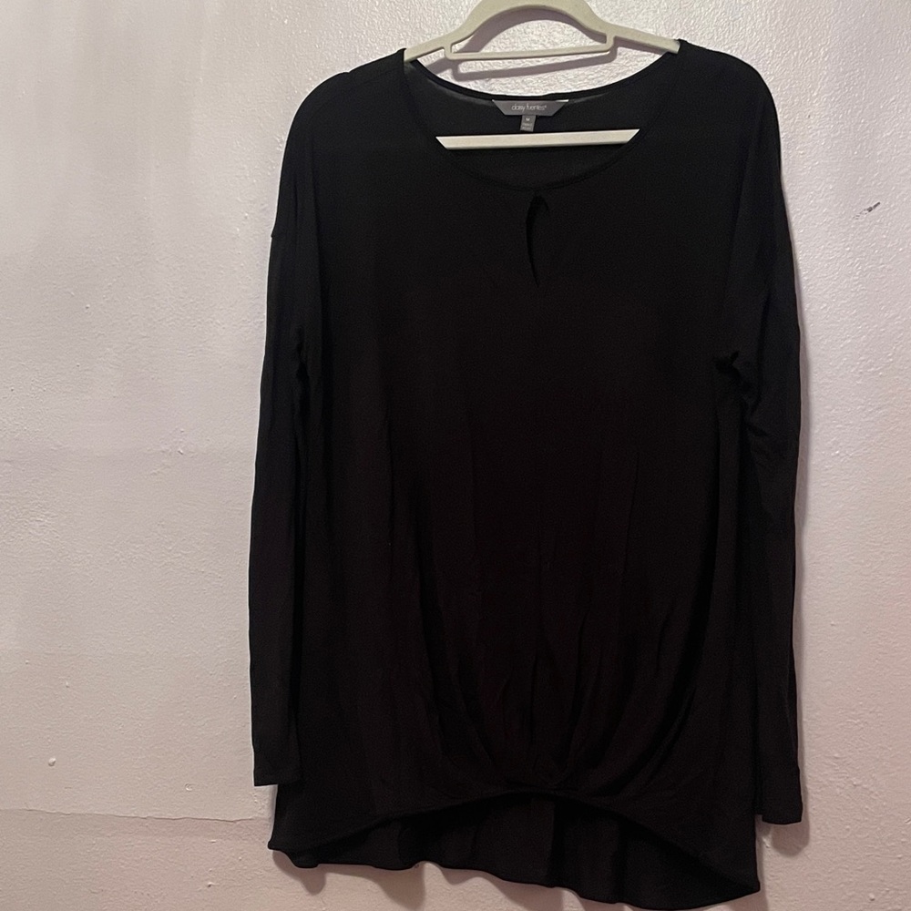 Daisy Fuentes Black Women's Top